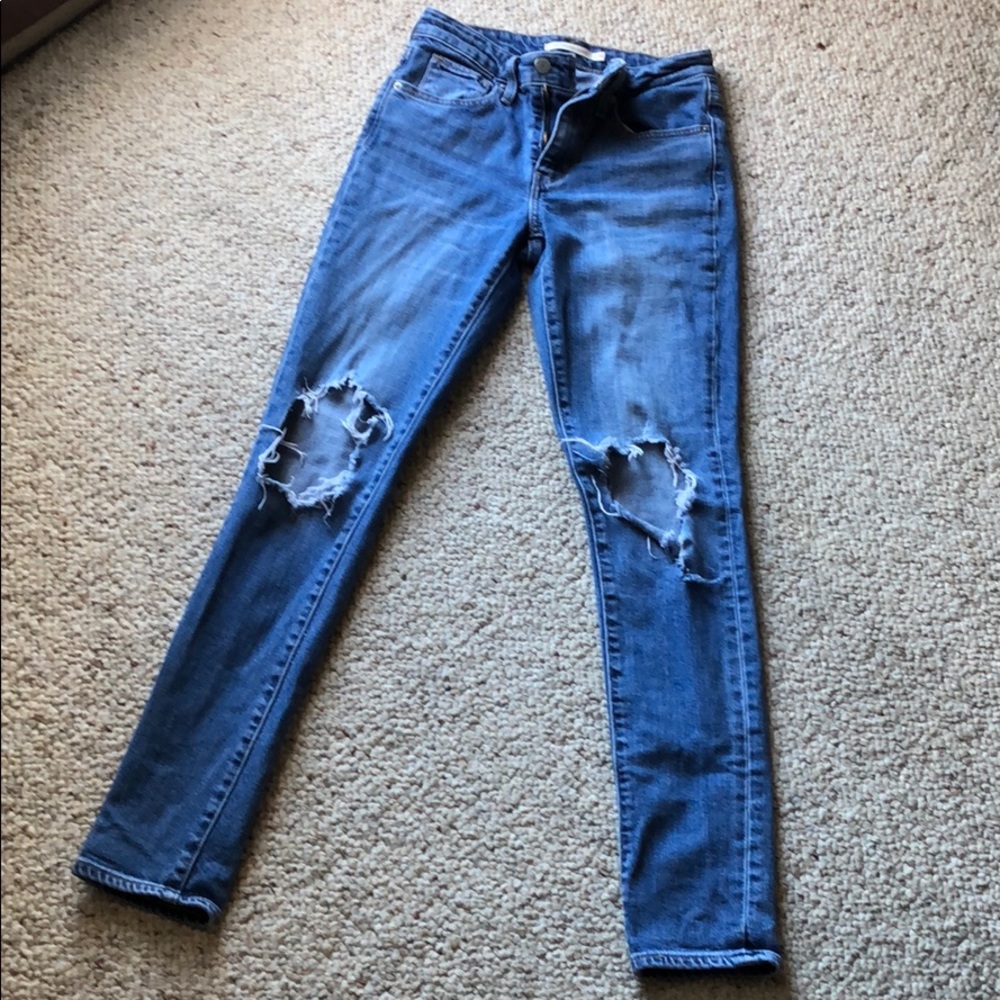 LEVI’S high rise skinny jeans